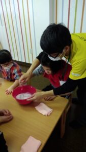 料理・クッキング・4月・イベント・春休み・放課後等デイサービス・ひな祭り・ワクワク・岡山市・北区