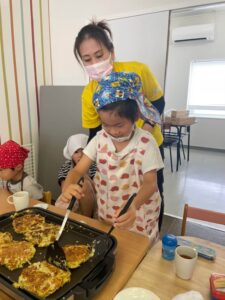 お好み焼き作り・イベント沢山・放課後等デイサービス・イベント・遠足・犬島・ワクワク・岡山市・北区