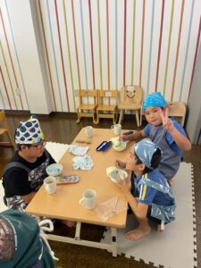 かき氷作り・放課後等デイサービス・イベント・遠足・犬島・ワクワク・岡山市・北区